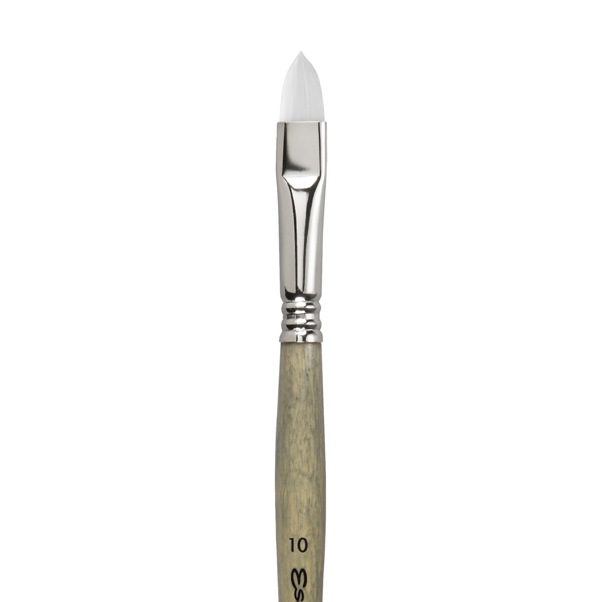 Escoda Perla Toray White Synthetic - Filbert 10 - The Merri Artist - merriartist.com