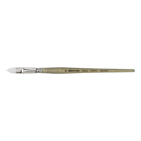 Escoda Perla Toray White Synthetic - Filbert 12 - The Merri Artist - merriartist.com