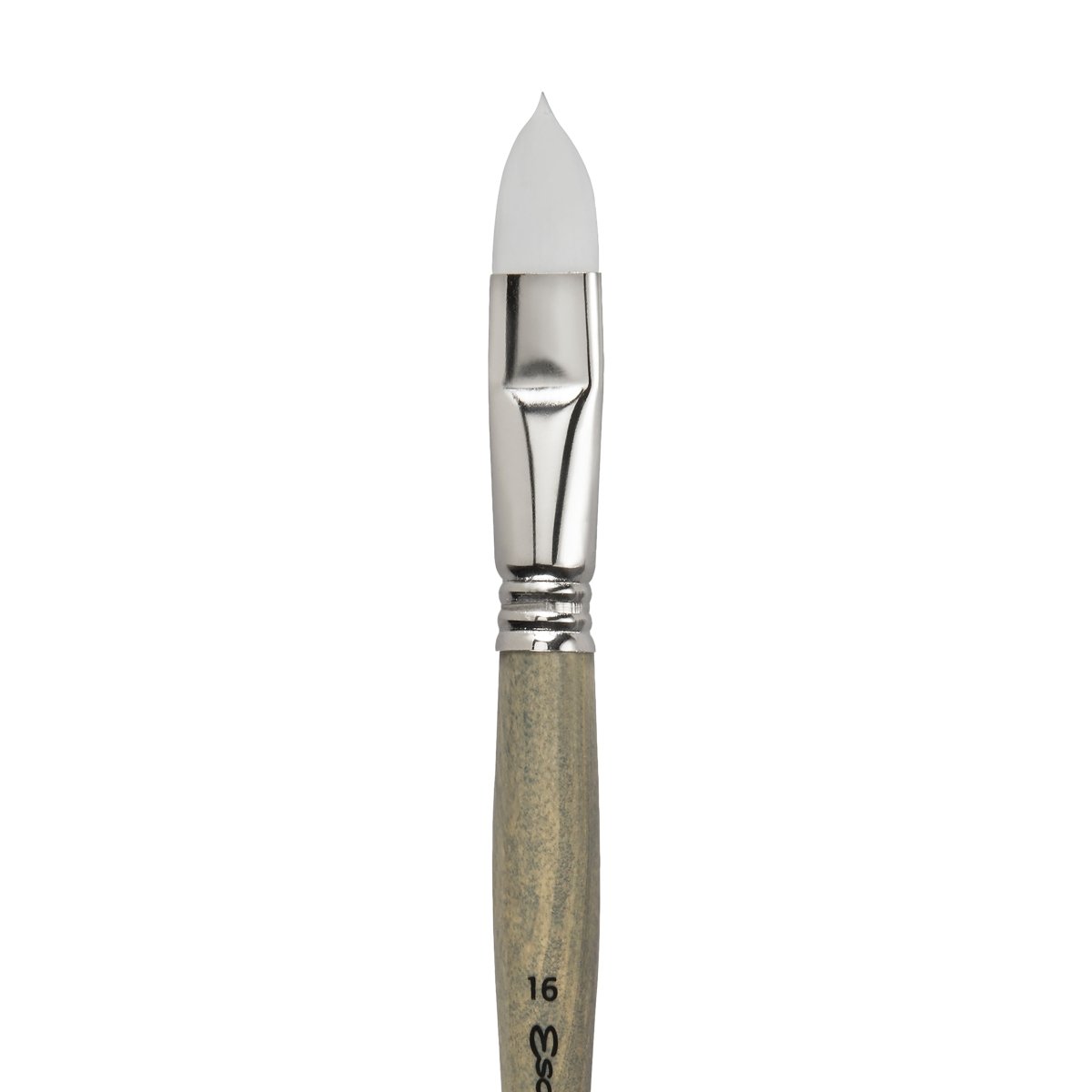Escoda Perla Toray White Synthetic - Filbert 16 - The Merri Artist - merriartist.com