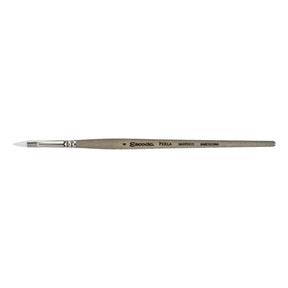 Escoda Perla Toray White Synthetic - Filbert 4 - The Merri Artist - merriartist.com