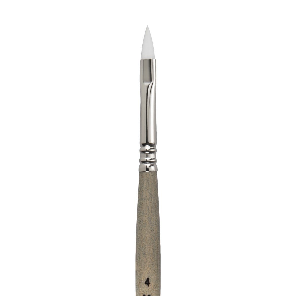 Escoda Perla Toray White Synthetic - Filbert 4 - The Merri Artist - merriartist.com