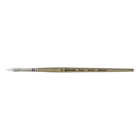 Escoda Perla Toray White Synthetic - Filbert 6 - The Merri Artist - merriartist.com