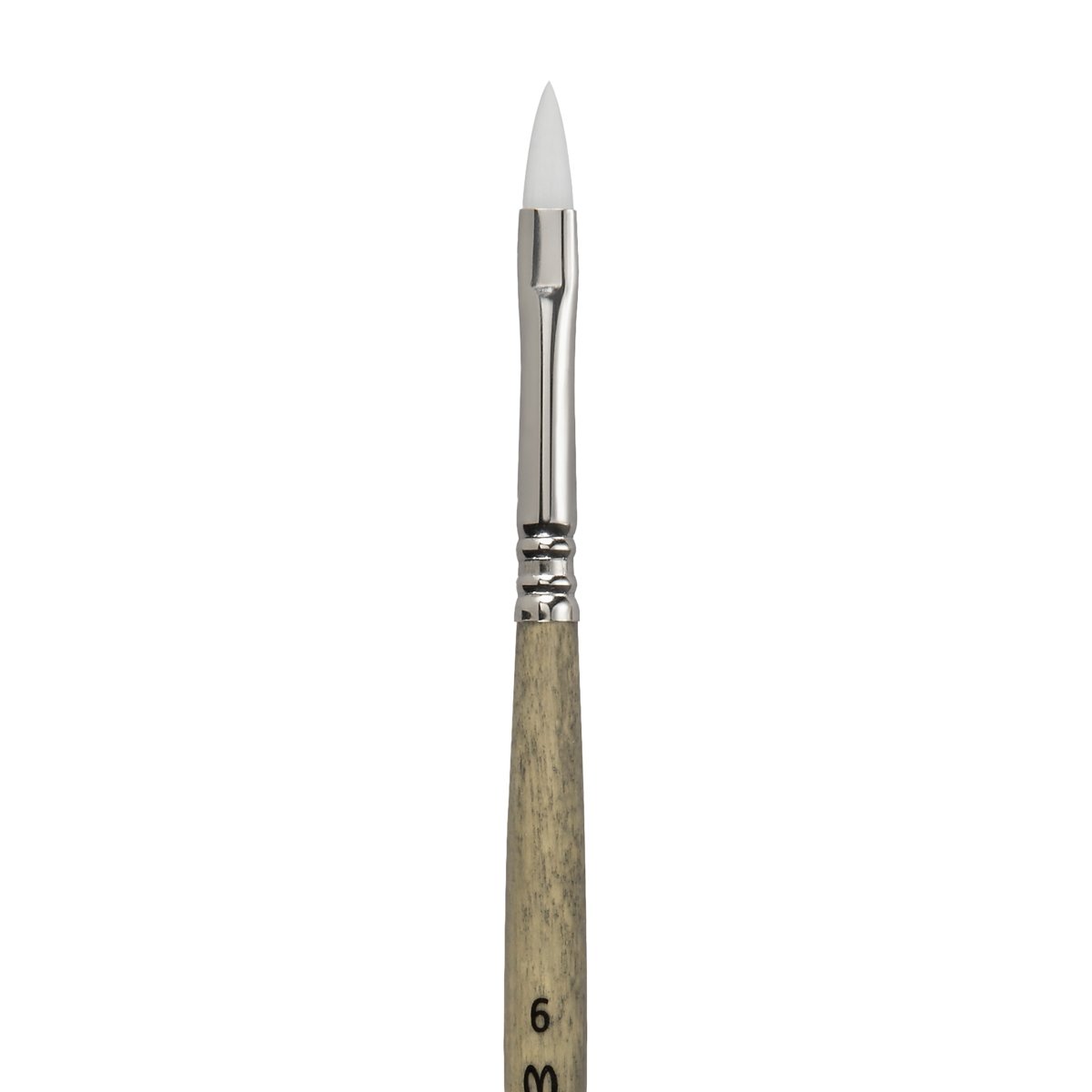 Escoda Perla Toray White Synthetic - Filbert 6 - The Merri Artist - merriartist.com