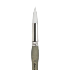 Escoda Perla Toray White Synthetic - Round 18 - The Merri Artist - merriartist.com