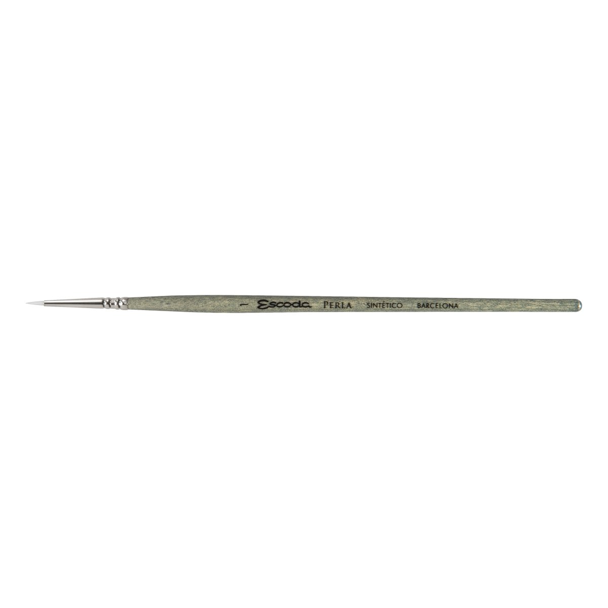 Escoda Perla Toray White Synthetic - Short Round 1 - The Merri Artist - merriartist.com