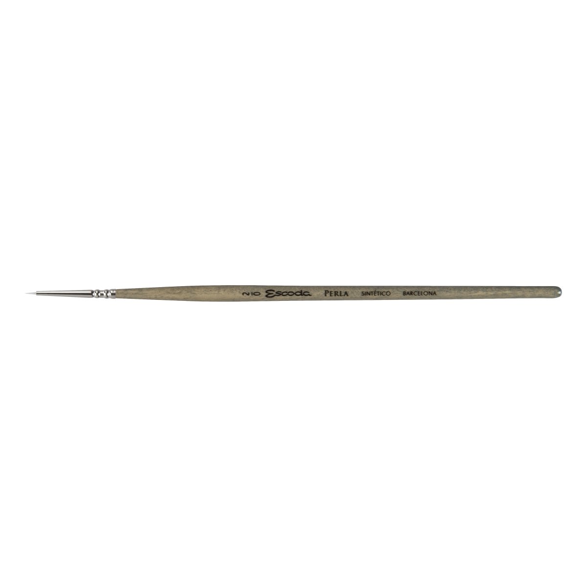 Escoda Perla Toray White Synthetic - Short Round 2/0 - The Merri Artist - merriartist.com