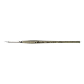 Escoda Perla Toray White Synthetic - Short Round 6 - The Merri Artist - merriartist.com