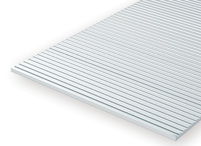 Evergreen Scale Models 2067 - 6" X 12" Car Siding - O Scale - The Merri Artist - merriartist.com