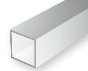 Evergreen Scale Models 256 - .375" (9.5 mm) X 14" Square Tube (2) - The Merri Artist - merriartist.com