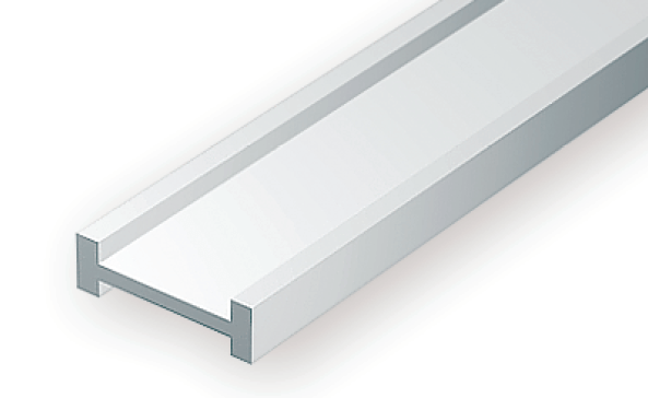 Evergreen Scale Models 279 - .375" (9.5 mm) X 14" I - Beam (2) - The Merri Artist - merriartist.com