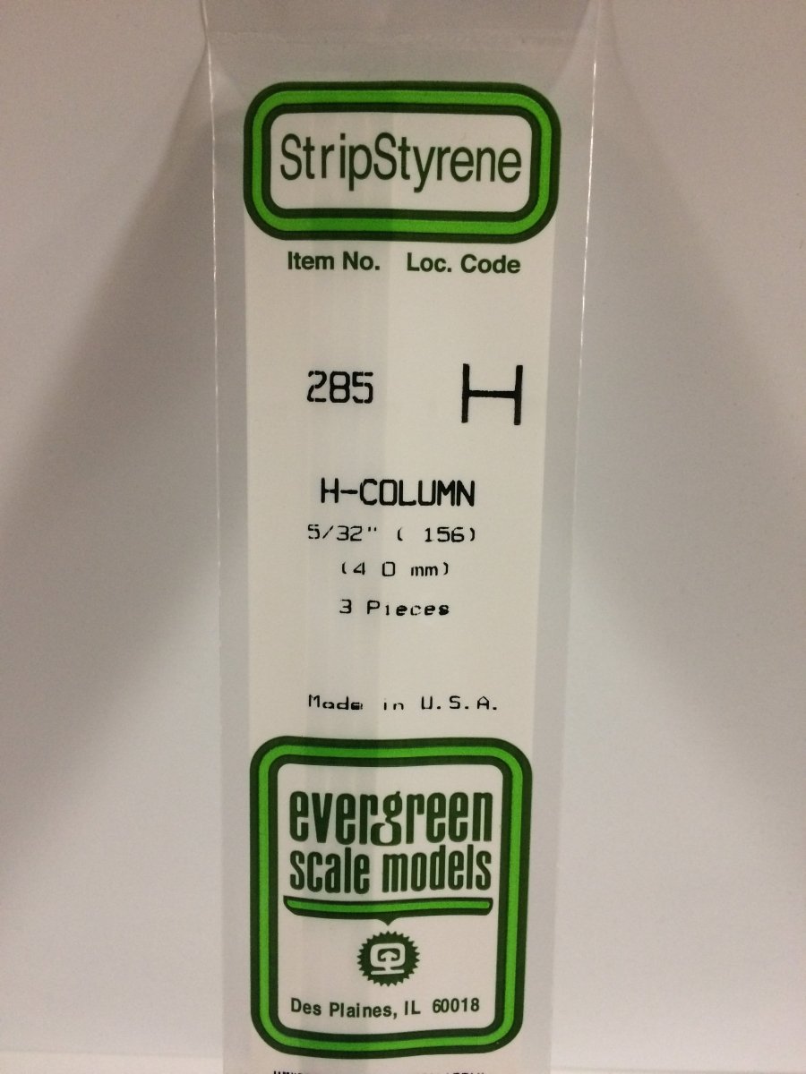 Evergreen Scale Models 285 - .156" (4.0 mm) X 14" H - Column (3) - The Merri Artist - merriartist.com