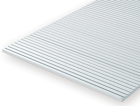 Evergreen Scale Models 3035 - 6" X 12" Passenger Car Siding - S Scale - The Merri Artist - merriartist.com