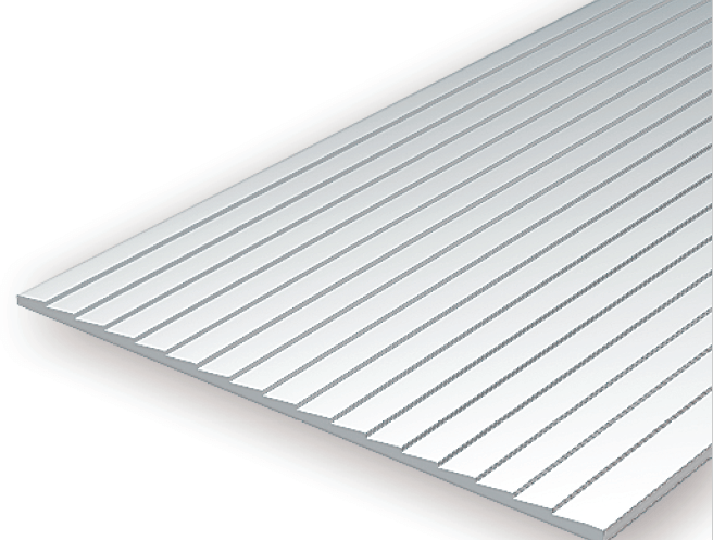 Evergreen Scale Models 4081 - 6" X 12" Clapboard Siding, .080" Spacing - The Merri Artist - merriartist.com