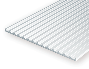 Evergreen Scale Models 4542 - 6" X 12" Board & Batten, .075" Spacing (1) - The Merri Artist - merriartist.com