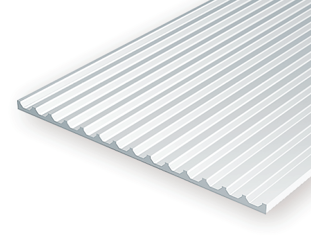 Evergreen Scale Models 4542 - 6" X 12" Board & Batten, .075" Spacing (1) - The Merri Artist - merriartist.com