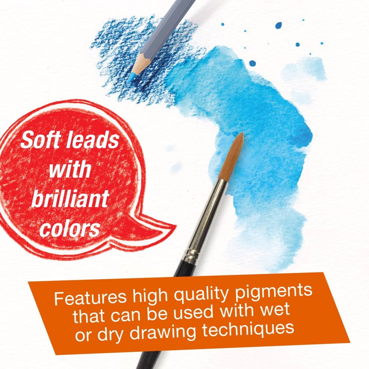 Faber - Castell / Creativity for Kids - Goldfaber Aqua Watercolor Pencils, Box of 24 - The Merri Artist - merriartist.com