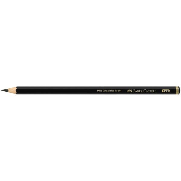 Faber - Castell Pitt Graphite Matte Pencil - 12B - The Merri Artist - merriartist.com