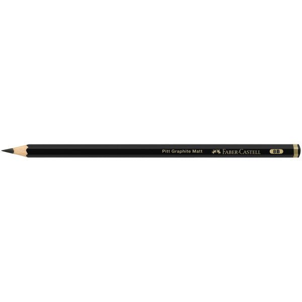 Faber - Castell Pitt Graphite Matte Pencil - 8B - The Merri Artist - merriartist.com