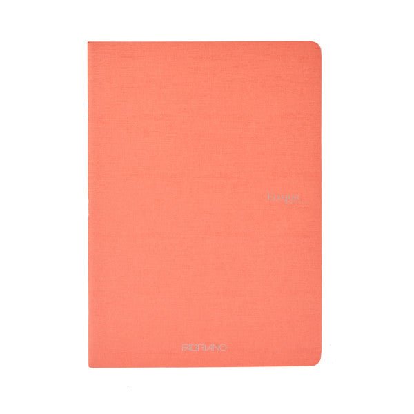 Fabriano Ecoqua Original Staple - Bound Notebooks, 5.8" x 8.3" (A5) - 40 Blank Sheets - Flamingo - The Merri Artist - merriartist.com