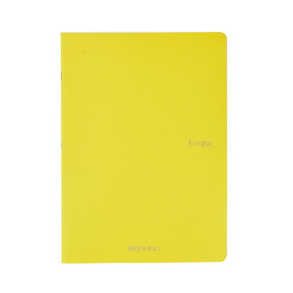 Fabriano Ecoqua Original Staple - Bound Notebooks, 5.8" x 8.3" (A5) - 40 Blank Sheets - Yellow - The Merri Artist - merriartist.com