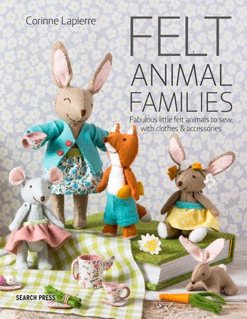 Felt Animal Families - The Merri Artist - merriartist.com