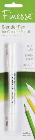 Finesse Double Tip Blender Pen for Colored Pencil - The Merri Artist - merriartist.com