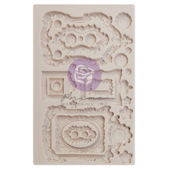 FINNABAIR DEC Silicone Mold 5 inch X 8 inch X .32 inch - Ornate Frames - The Merri Artist - merriartist.com