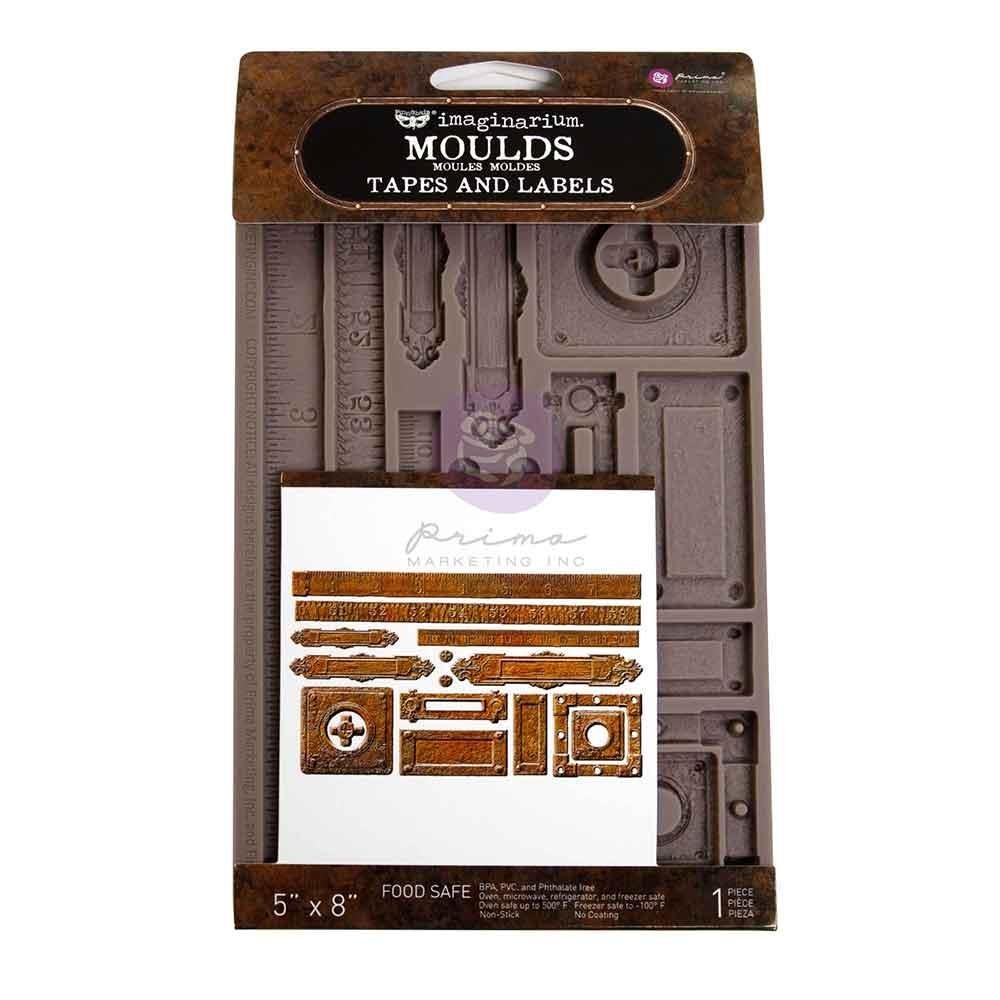 Finnabair Decor Silicone Mold 5"x8"x8mm - Tapes and Labels - The Merri Artist - merriartist.com