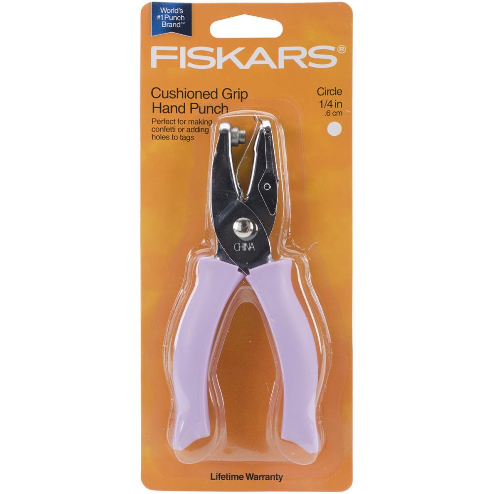 Fiskars Hand Punch - Circle 1/4" - The Merri Artist - merriartist.com