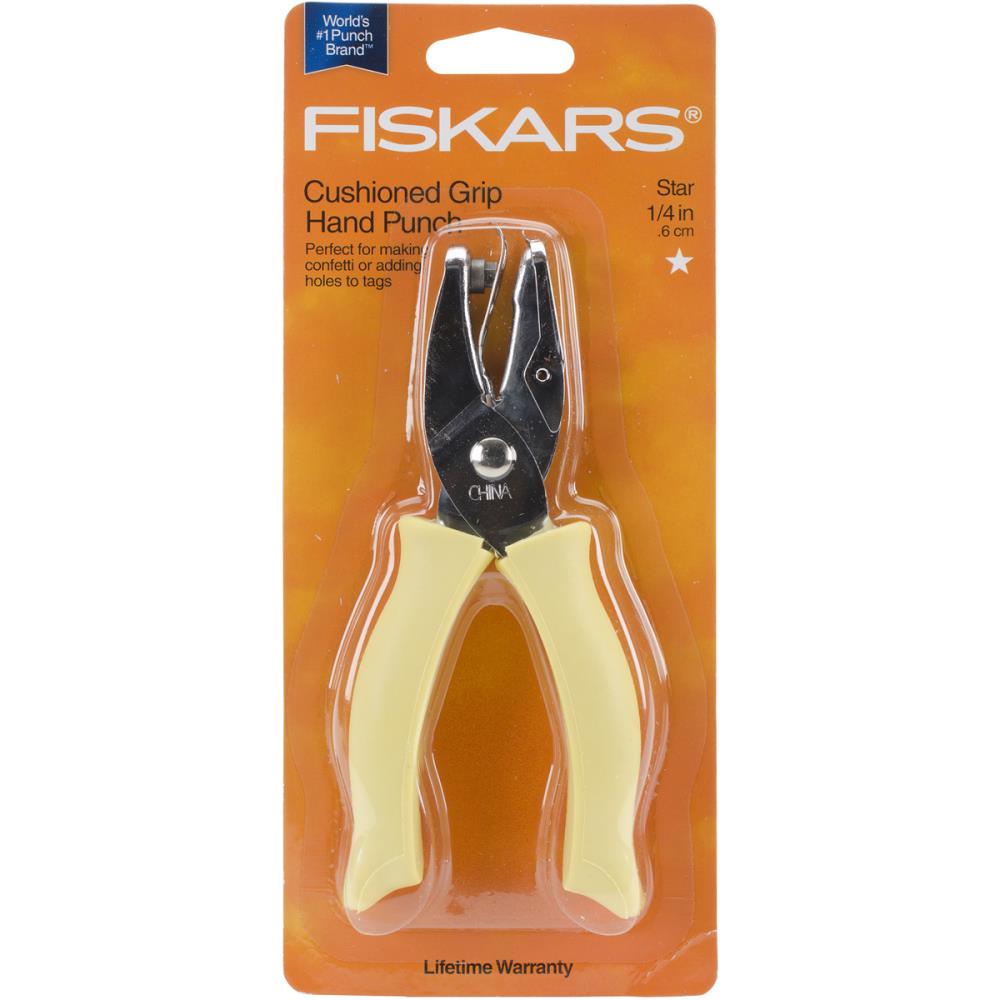 Fiskars Hand Punch - Star 1/4" - The Merri Artist - merriartist.com