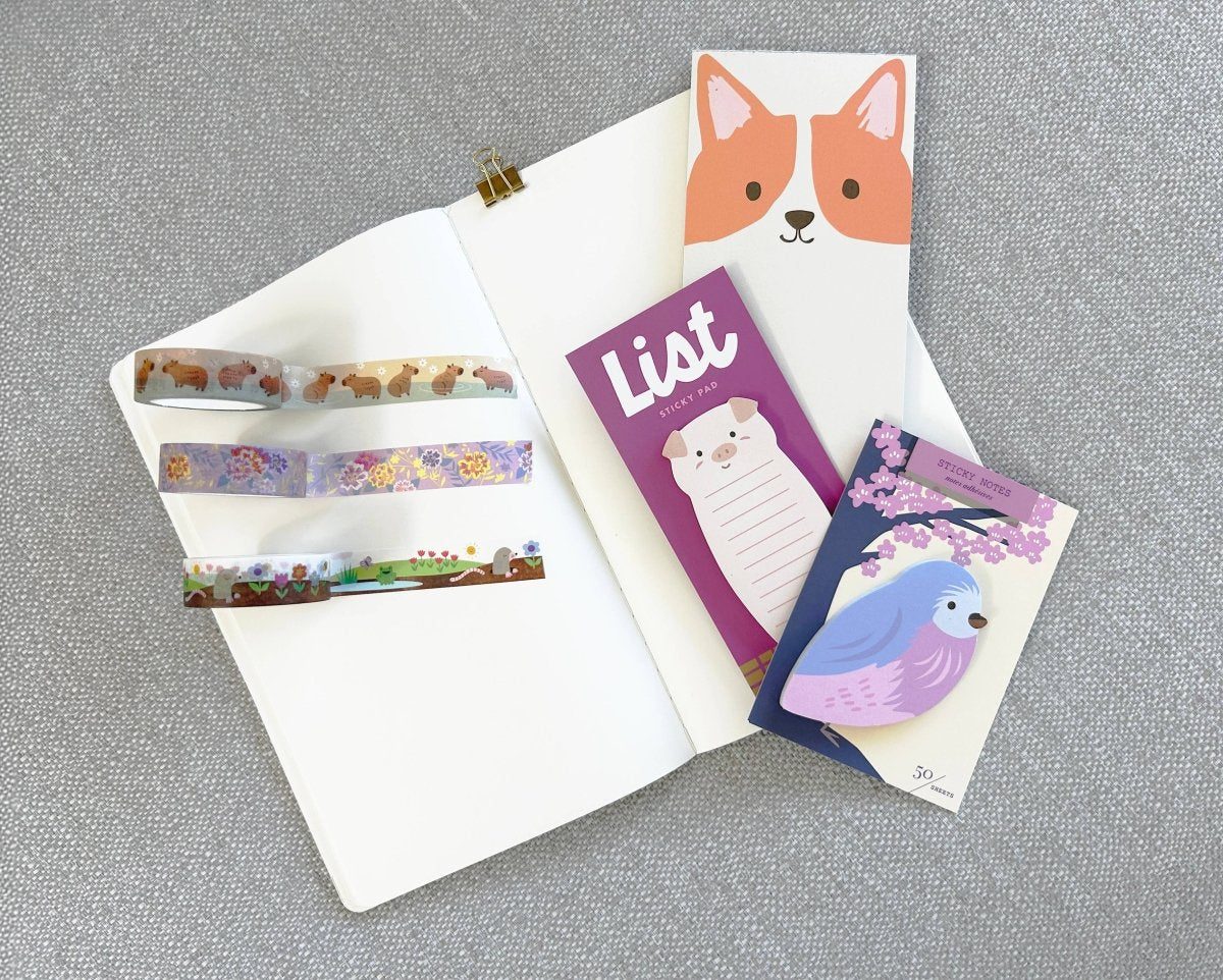 Floral Kimono Washi Tape - The Merri Artist - merriartist.com