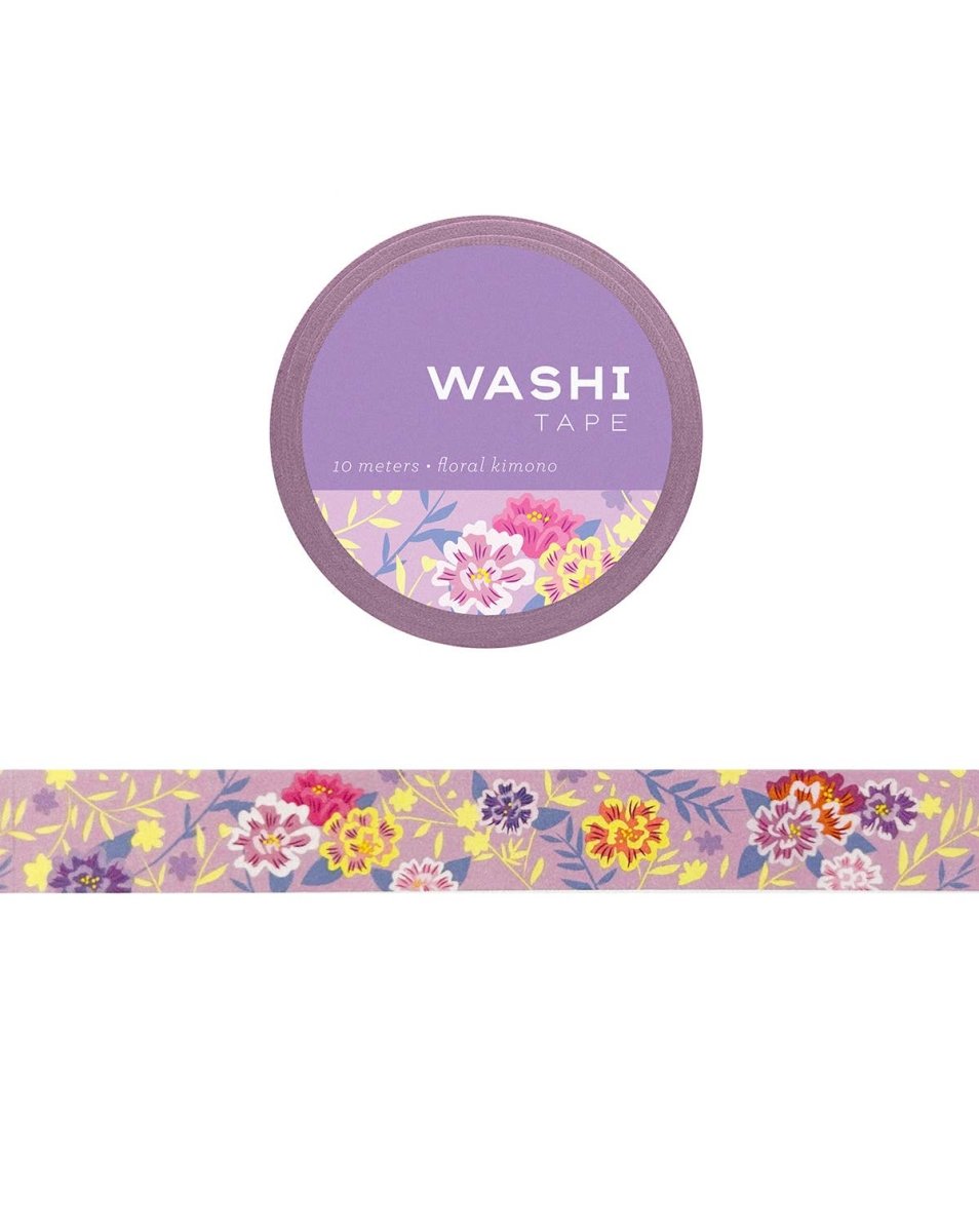 Floral Kimono Washi Tape - The Merri Artist - merriartist.com