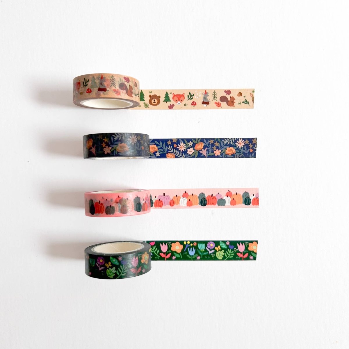 Floral Tapestry Washi Tape - The Merri Artist - merriartist.com