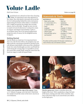Fox Chapel Publishing - 12 Spoons 2 Bowls and a Knife - 15 Step - by - Step Projects - The Merri Artist - merriartist.com