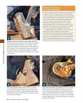 Fox Chapel Publishing - 12 Spoons 2 Bowls and a Knife - 15 Step - by - Step Projects - The Merri Artist - merriartist.com
