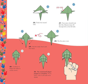 Fox Chapel Publishing - Beginner's Guide to Origami: Dinosaurs & Prehistoric Animals - The Merri Artist - merriartist.com