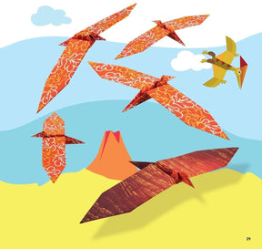 Fox Chapel Publishing - Beginner's Guide to Origami: Dinosaurs & Prehistoric Animals - The Merri Artist - merriartist.com