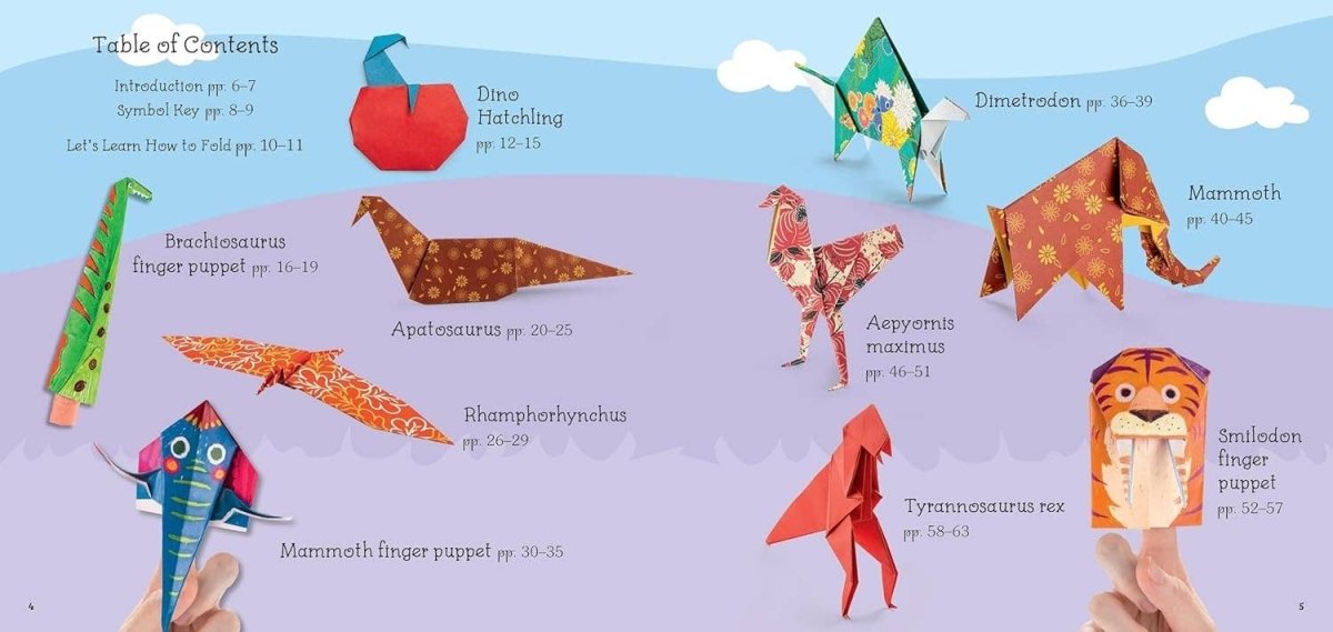 Fox Chapel Publishing - Beginner's Guide to Origami: Dinosaurs & Prehistoric Animals - The Merri Artist - merriartist.com