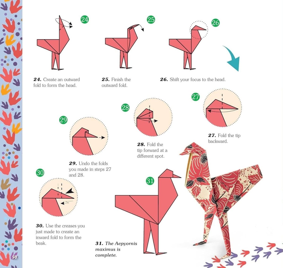 Fox Chapel Publishing - Beginner's Guide to Origami: Dinosaurs & Prehistoric Animals - The Merri Artist - merriartist.com