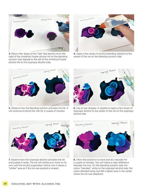 Fox Chapel Publishing - Creating Art with Alcohol Ink - Projects & Techniques - The Merri Artist - merriartist.com