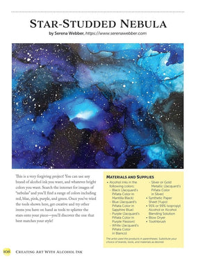 Fox Chapel Publishing - Creating Art with Alcohol Ink - Projects & Techniques - The Merri Artist - merriartist.com