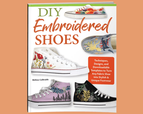 Fox Chapel Publishing - DIY Embroidered Shoes - Techniques Designs and Templates - The Merri Artist - merriartist.com