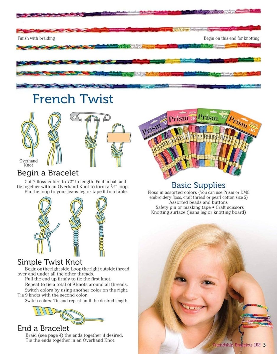 Fox Chapel Publishing - Friendship Bracelets 102 - Over 50 Bracelets to Make & Share - The Merri Artist - merriartist.com