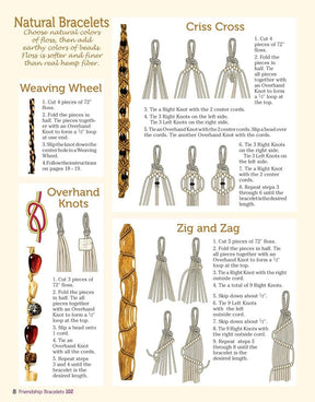 Fox Chapel Publishing - Friendship Bracelets 102 - Over 50 Bracelets to Make & Share - The Merri Artist - merriartist.com