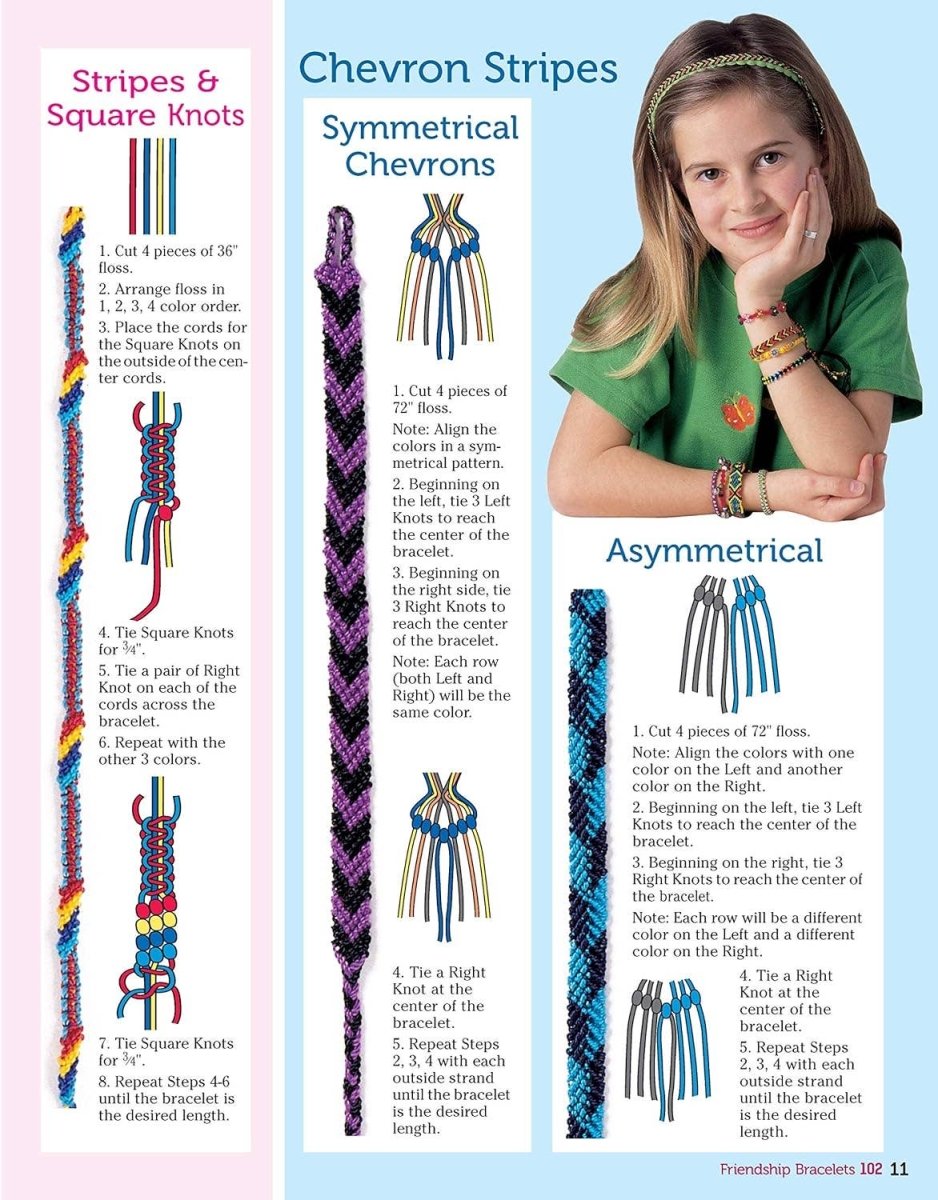 Fox Chapel Publishing - Friendship Bracelets 102 - Over 50 Bracelets to Make & Share - The Merri Artist - merriartist.com