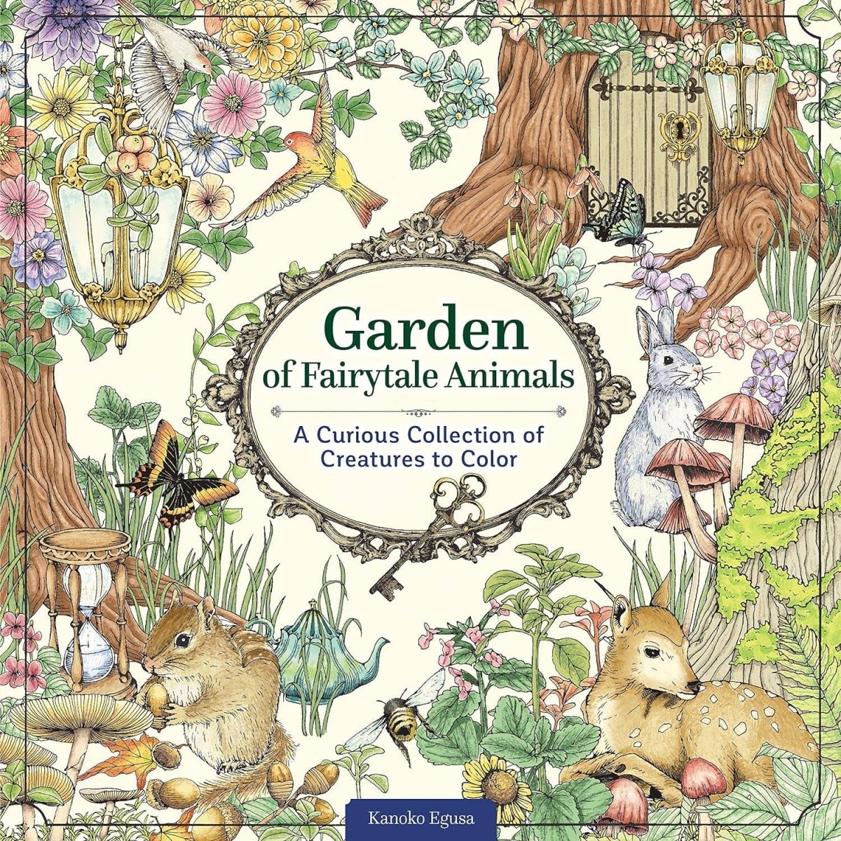 Fox Chapel Publishing - Garden of Fairytale Animals - A Curious Collection to Color - The Merri Artist - merriartist.com