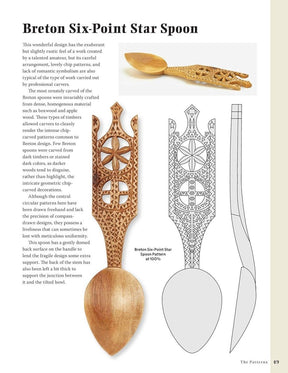Fox Chapel Publishing - Great Book of Spoon Carving Patterns - Detailed Patterns - The Merri Artist - merriartist.com