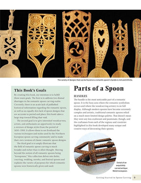 Fox Chapel Publishing - Great Book of Spoon Carving Patterns - Detailed Patterns - The Merri Artist - merriartist.com
