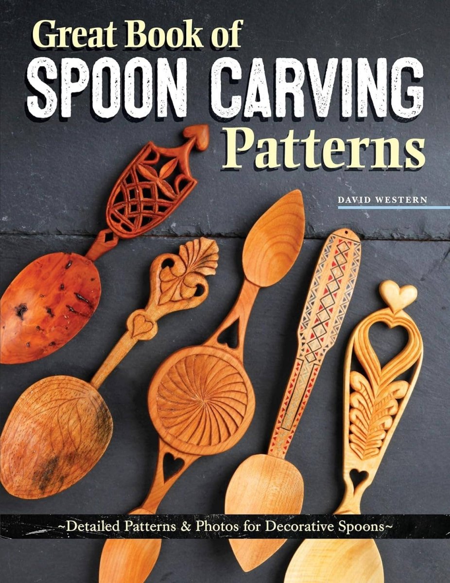 Fox Chapel Publishing - Great Book of Spoon Carving Patterns - Detailed Patterns - The Merri Artist - merriartist.com