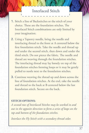 Fox Chapel Publishing - Hand Embroidery Stitches At - A - Glance - Carry - Along Guide - The Merri Artist - merriartist.com